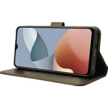 Zte Blade A34 Kickstand Kart Tutucu Kapak Manyetik Cüzdan (Yurt Dışından)