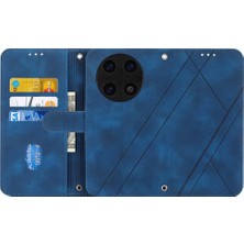 Huawei Mate 60 Pro Için Filp Durumda El Cüzdan Bilek Kayışı Kickstand Kredi (Yurt Dışından)