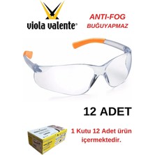 Viola Valente Cross 602 Series Iş Gözlüğü 12'li Antifog