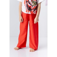 Zeyland Kız Çocuk Dokuma Viskon Düz  Pantolon