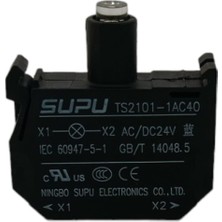 Supu TS2101-1AC40 / Supu Işıklı Butonlar Için 24 Vac/dc LED Modülü, Mavi