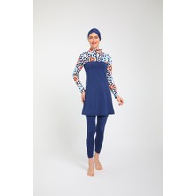 Chelly Kadın Likralı Tam Kapalı Tesettür Mayo S 3755