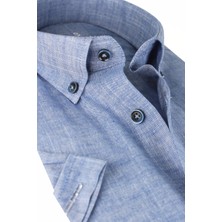 Varetta Erkek Kot Mavi Pamuklu Cepli Yazlık Kısa Kollu Gömlek