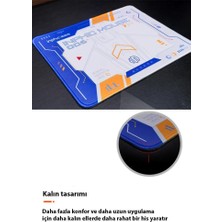 Coofbe 25X30CM Kauçuk Kalın Kaymaz Tabanlı Mouse Pad Yıkanabilir Bilim Kurgu Temalı Mouse Pad