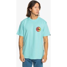 Quiksilver Long Fade Erkek Mavi Günlük T-SHIRT.18614