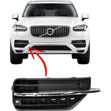 3K Volvo XC90 Ön Tampon Sis Kapağı Kromlu Sağ 2015 2016 2017 2018