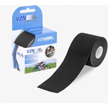 Vzn Tape Siyah Renk Kinesiologgy Bandı 5 Metre x 5 cm