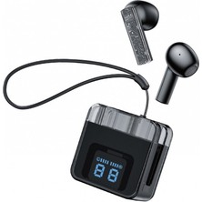 Karler Bass F08 Dijital Şarj Göstergeli  Şeffaf Tasarımlı Tws Bluetooth Kulaklık