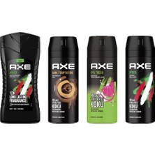 Axe Africa Erkek Duş Jeli 250ML + Epic Fresh + Africa 3in1 + Dark Temtation Deodorantı 150 ml 4lü Set