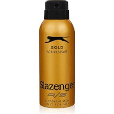 Slazenger Activesport Gold Erkek Deodorant 150ML + Slazenger Activesport Mavi Erkek Deodorant 150ML 2li Set