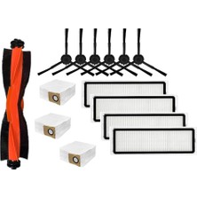 Fullbet 14 Adet X20 PRO/X20 Robotlu Süpürge Aksesuarları Ana Yan Fırça Toz Torbası Yedek Parçalar (Yurt Dışından)