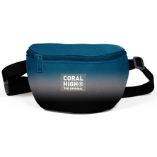 Coral High Gri Renk Geçişli Bel Çantası Polyester Malzeme ile Şık ve Kullanışlı 2 Litre