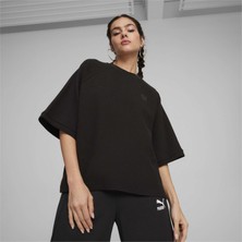 Puma Kadın Puma Black Puma Infuse Relaxed Tee Siyah Kadın T-Shirt