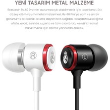 Rosstech Rs-50 Pro Mikrofonlu Kablolu Kulak İçi Kulaklık + Özel Taşıma Çantası