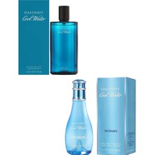 Davidoff Cool Water Edt Erkek Parfüm 125ML + Cool Water Women Edt 100ML 2li Parfüm Seti