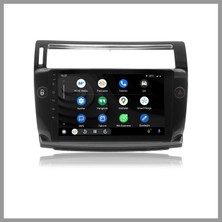 Govimaks CITROEN C4 2005-2010 UYUMLU SİYAH 4 GB RAM 64 GB HAFIZA ANDROID MULTIMEDIA TEYP