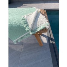 Mujo Home %100 Organik 4 Katlı Müslin Peştamal-Banyo Havlusu-Plaj Havlusu 90*200CM