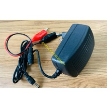 Ata Elektronik Pilsan Dolu Uj Toys Spark Expoler Uyumlu 12 Volt Aküler Için 2.5 Amper Akü Şarj Cihazı Adaptör + Otomatik Voltaj Kesicili + LED Işıklı + Extra Maşalı Kablolu + 2.5 Amper - 13.8 Volt Yeni Model