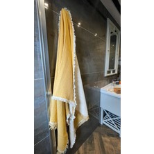 Mujo Home %100 Organik 4 Katlı Müslin Peştamal-Banyo Havlusu-Plaj Havlusu 90*200CM