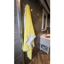 Mujo Home %100 Organik 4 Katlı Müslin Peştamal-Banyo Havlusu-Plaj Havlusu 90*200CM