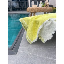 Mujo Home %100 Organik 4 Katlı Müslin Peştamal-Banyo Havlusu-Plaj Havlusu 90*200CM