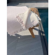 Mujo Home %100 Organik 4 Katlı Müslin Peştamal-Banyo Havlusu-Plaj Havlusu 90*200CM