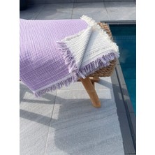 Mujo Home %100 Organik 4 Katlı Müslin Peştamal-Banyo Havlusu-Plaj Havlusu 90*200CM