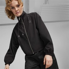 Puma Kadın Puma Black Puma Infuse Relaxed Woven Jacket Siyah Kadın Sweatshirt