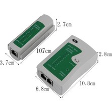 Techno Network Tester RJ45 RJ11 Adsl Internet Kablo Test Cihazı Cat5/6
