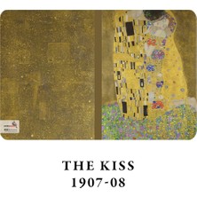 Retronote A4 Defter 7  Gustav Klimt  The Kiss, 190708  Çizgisiz  64 Sayfa  21X29,7 cm