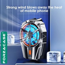 Forzacase FC517 5000 Rpm Kablosuz Cep Telefonu Isı Önleyici Soğutucu Fan Cooler
