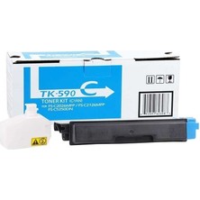 Toner Sepeti Tonersepeti Kyocera Mita TK-590 Muadil Mavi Toner