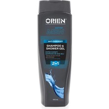 Orien Men Erkek 2'Si 1 Arada Şampuan & Duş Jeli 400 Ml