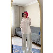Hasenna PPO001 Palazzo Oysho Kumaş Ayda Pantolon
