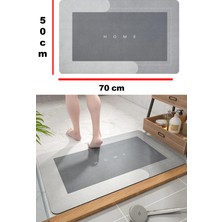 Su Emici Banyo Paspası Kaymaz Tabanlı Su Emici Yapı 50 x 70 cm  Kare