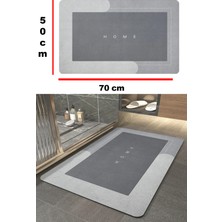 Su Emici Banyo Paspası Kaymaz Tabanlı Su Emici Yapı 50 x 70 cm  Kare