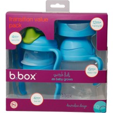 Bbox  4-In-1 Alıştırma Bardakları Beslenme Geçiş Seti, Avantaj Paketi, Sarı,  4 Parça, 240 ML,12AY+