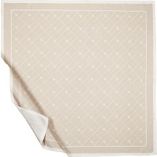 Ipekevi Twill Ipek Eşarp - Monogram - Vizon