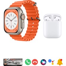 T800 Ultra 2 Watch Ultra 2 Akıllı Saat + Inpods 12 2. Nesil Bluetooth Kulaklık