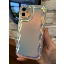 Paladyum Case Apple iPhone 11 Uyumlu Puf Case Hologram