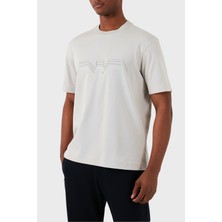 Emporio Armani Pamuklu Regular Fit Bisiklet Yaka T-Shirt 3D1T89 1Jwzz 0646