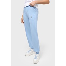 Armani Exchange Kadın Pamuklu Regular Fit Jogger Pantolon Yüksek Bel Lastikli Paça 3DYP75 Yjfez 15DD
