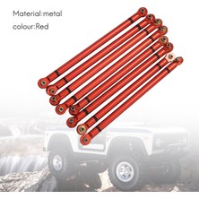 Zeeful 8 Adet/grup Metal Bağlantı Çubuğu Çekme Çubuğu Kiti 313 mm Dingil Mesafesi 1/10 Rc Paletli Araba Eksenel SCX10 Yükseltme Parçaları Aksesuarları, 1 (Yurt Dışından)