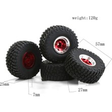 Zeeful 4 Adet 68MM 1/10 Rc Yarış Arabası Lastikleri Yol Touring Drift Araba Lastiği Tekerlek Için TT01 TT02 XV01 (Yurt Dışından)