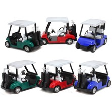 Zeeful Oyuncak Golf Arabası Golf Alaşım Mini Model Golf Arabası Süper Geri Çekme Fonksiyonu Golf Arabası Oyuncak Yenilik Noel Hediyesi Kırmızı Model (Yurt Dışından)