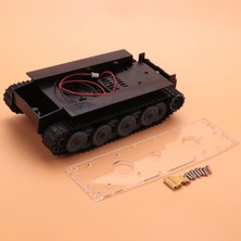 Zeeful Rc Tankı Akıllı Robot Tank Araba Şasi Kiti Lastik Parça Paletli Diy Robot Oyuncaklar Çocuklar Için (Yurt Dışından)