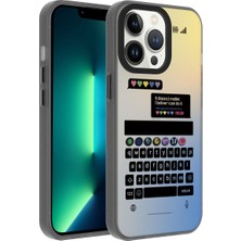 Cepte Aksesuar Apple iPhone 13 Pro Max - Uyumlu Desenli Dragon Sert Kapak-Klavye