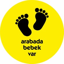 Sticker Usta Arabada Bebek Var Sticker
