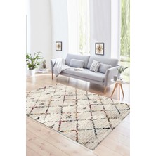 Napoli Home Dijital Baskılı Kaymaz Yıkanabilir Modern Desen Yolluk Mutfak Salon Halısı, N-Modern-57-Renkli,