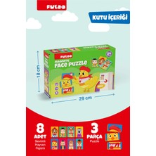 Puedo Manyetik Face Puzzle - Sevimli Suratlar